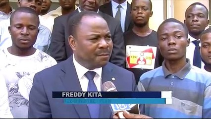 Rencontre de Freddy KITA avec des étudiants de l'Université de Kinshasa