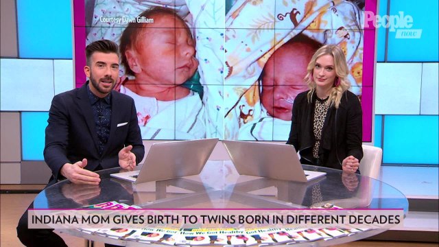 Indiana Mom Gives Birth to Twins Born in Different Decades: 'We're Still Kind of Speechless'