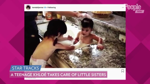 Kendall Jenner Shares Sweet Throwback Video of Khloé Kardashian Babysitting Her and Sister Kylie