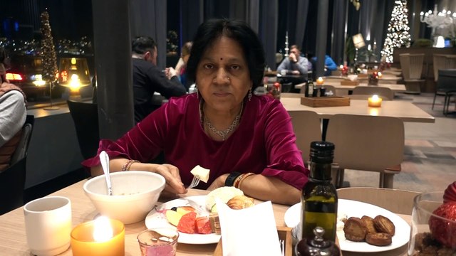 BDMV-235 Aruna & Hari Sharma Breakfast Scandic Ishavshotel 4* Tromsoe Norway Dec 17, 2019