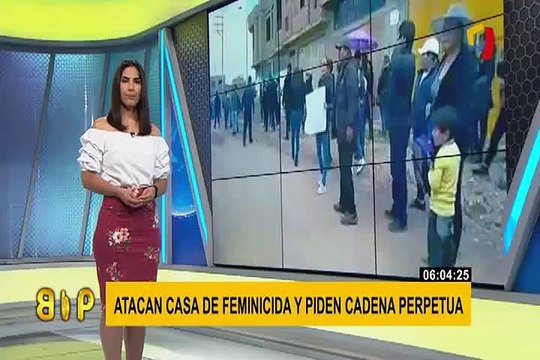 Feminicidio en Puno: familiares atacan casa de asesino confeso y piden cadena perpetua