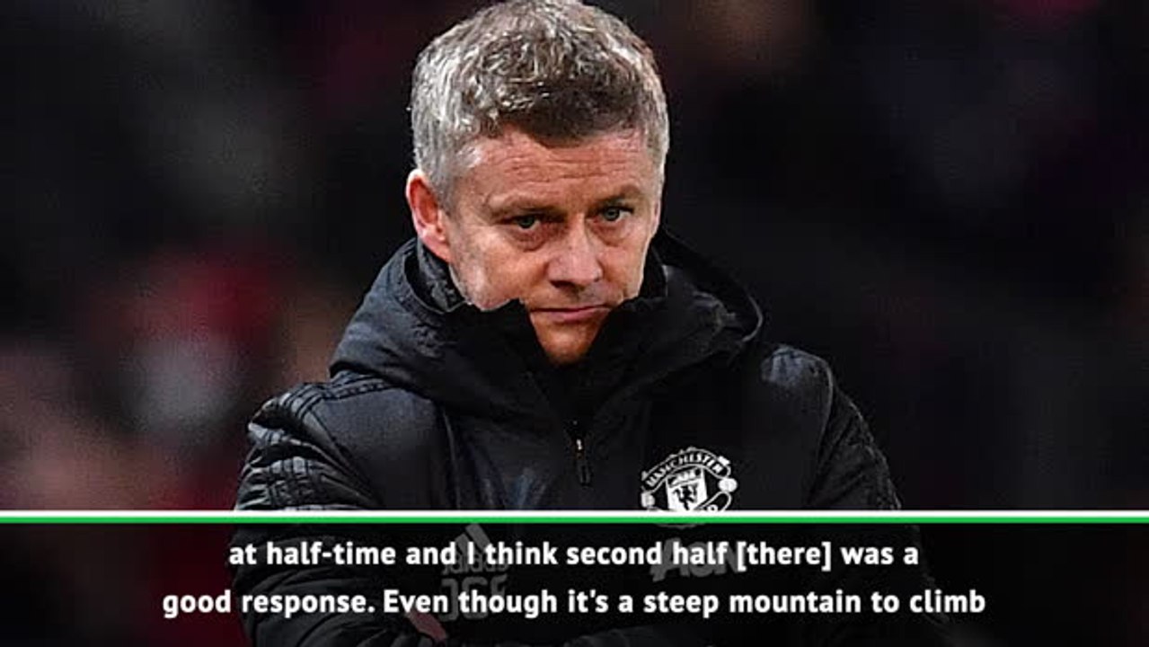 First half against City was United's worst this season - Solskjaer