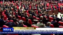 Erdogan- Turkish soldiers have begun Libya deployment