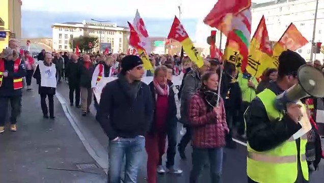 Belfort : d’après les syndicats, environ 3000 manifestants sont dans la rue
