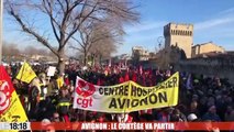 Avignon : la manifestation contre la réforme des retraites va commencer