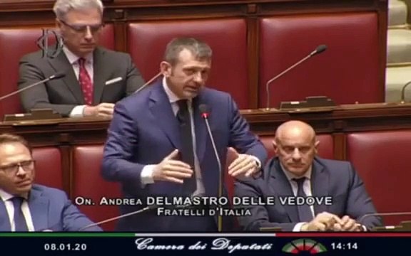Andrea Delmastro - Ora anche l-Europa vuole blocco navale che Meloni e FdI chiedo! (08.01.20)