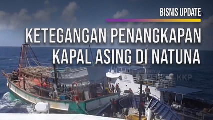 Proses Penangkapan Kapal Asing di Natuna