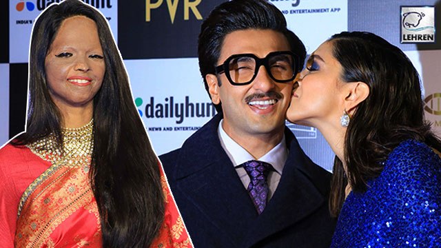 Laxmi Looks Beautiful, Deepika KISSES Ranveer At Special Screening Of Chhapaak