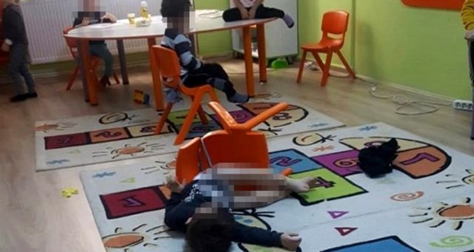 Bilecik'te bir özel anaokulunda çekilen fotoğraflar, kenti ayağa kaldırdı