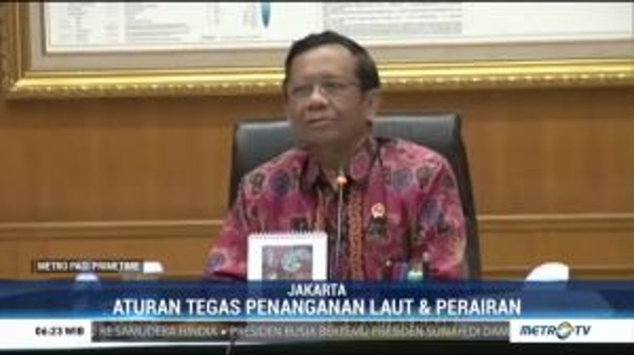 Menko Polhukam Gelar Rakorsus Penanganan Laut Indonesia