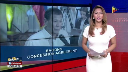 Pres. #Duterte, inudyok ang water concessionaires na tanggapin ang bagong kasunduan