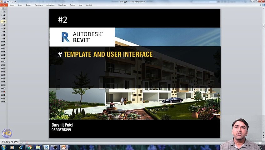 #2  - START  IN REVIT  - TEMPLATE AND USER INTERFACE - REVIT  TUTORIAL IN HINDI