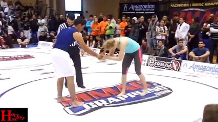 Men vs Women fights in MMA C ! Real MMAC champion fight with no mercy!