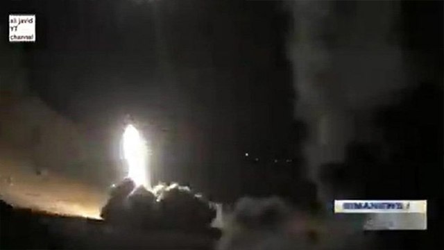 İran, Amerikan üslerini vurdu!İşte ilk görüntüler