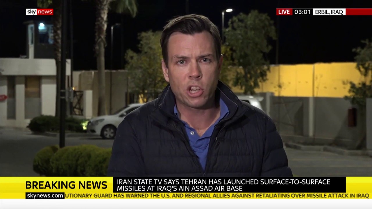 BREAKING: Iran launches 'revenge' rocket attacks at US troops in Iraq