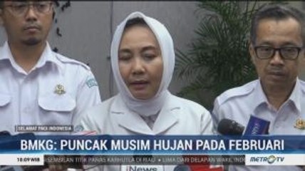 BMKG Sebut Puncak Musim Hujan pada Februari