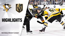 NHL Highlights | Penguins @ Golden Knights 1/7/20