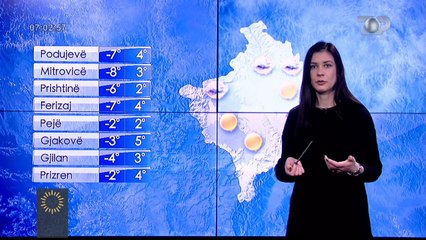 Vazhdon moti i acartë, ky është parashikimi i motit për sot