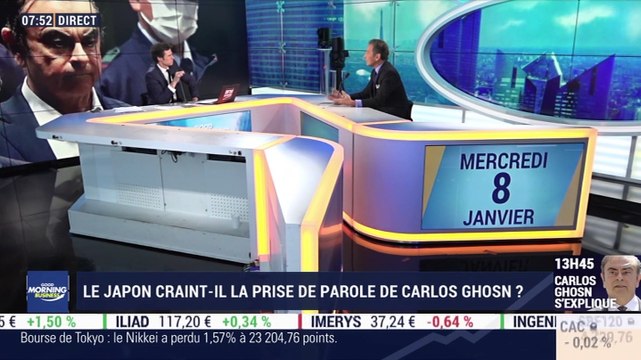 Thierry Dana (ancien ambassadeur de France au Japon): Le Japon craint-il la prise de parole de Carlos Ghosn ? - 08/01