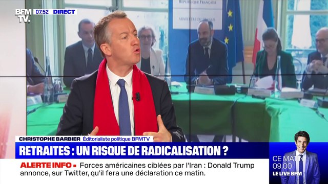 L'édito de Christophe Barbier: Retraites, un risque de radicalisation ? - 08/01