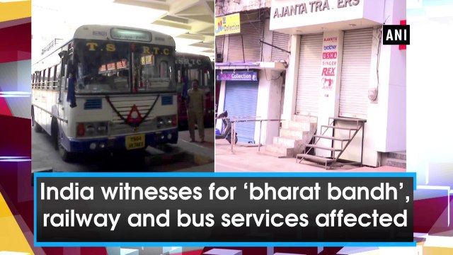 India witnesses ‘bharat bandh’, railway and bus services affected