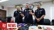 Cops solve 12 break-in cases in Ipoh with trio's arrests