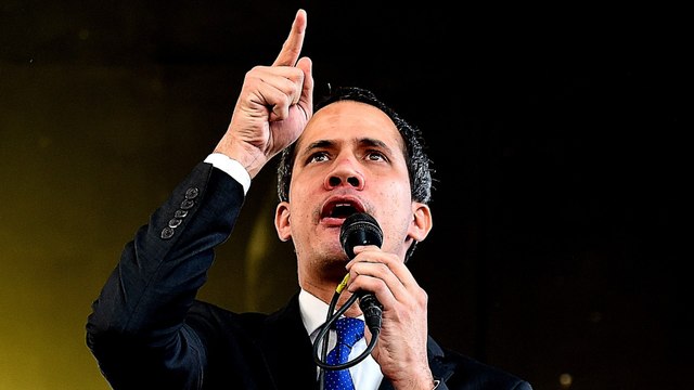 Venezuela opposition leader Guaido takes new oath amid standoff