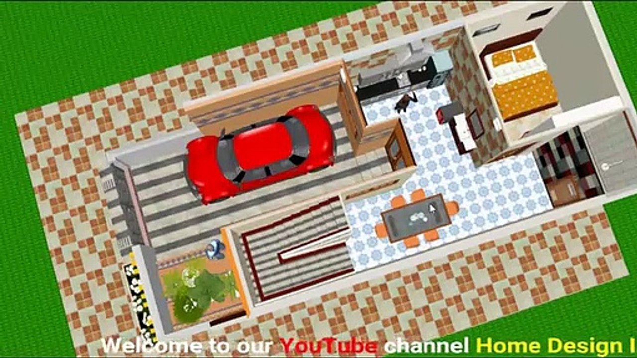 17x34 44 Modern home design in India, Bangladesh, Pakistan. #tinyhouse, #lowbudgethouse, #home