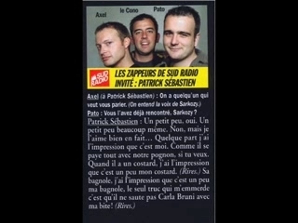 Matignon piégé par Le Cono de Sud Radio !