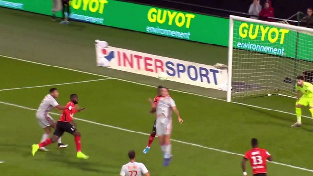 J10 EA Guingamp - Rodez Aveyron Football ( 4-1 ) - Résumé - (EAG - RAF) 2019-20