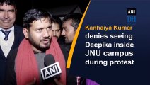 Kanhaiya Kumar denies seeing Deepika inside JNU campus during protest