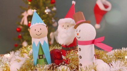 Figurines de Noël à fabriquer en famille