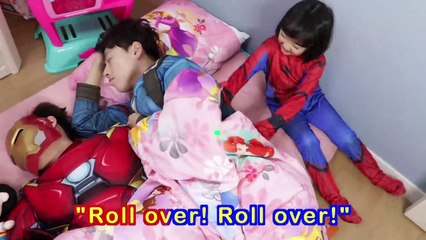 슈퍼 히어로 마슈와 영어 동요 배워요! SuperHeroTen in the Bed - Nursery Rhymes & Kids Songs 마슈토이 Mashu ToysReview