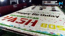 #Yash celebrates birthday with 5,000 kg cake, 216 ft poster and over 20k fans