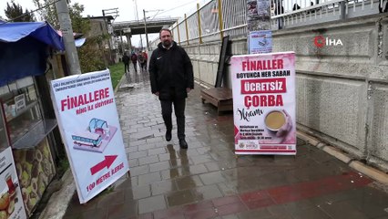 Çiğli Belediyesi soğuklarda üniversite öğrencilerini unutmadı