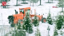 Çığ altında kalan işçiyi 2 metrelik karda kurtarma seferberliği