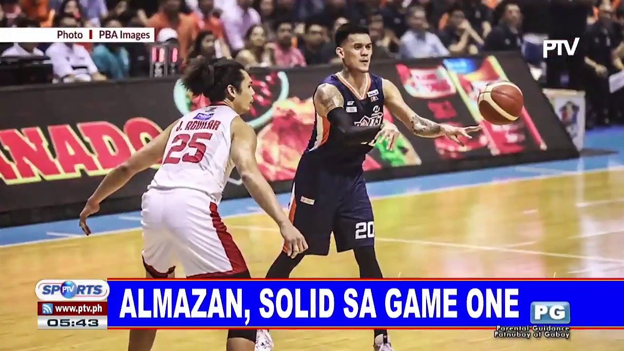 Almazan, solid sa game one