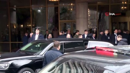 Rusya Devlet Başkanı Putin, kritik görüşme için otelden ayrıldı