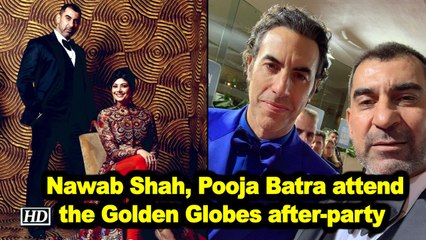 Nawab Shah, Pooja Batra attend the Golden Globes after-party