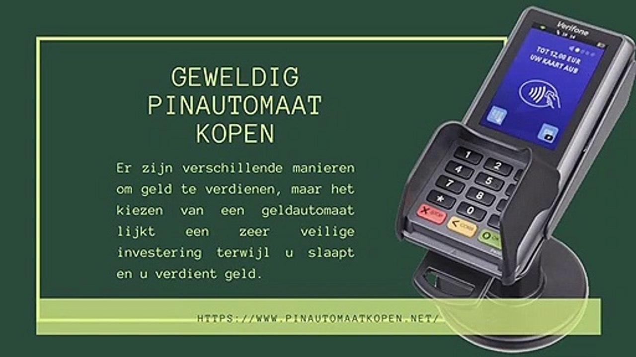 Pinautomaat kopen