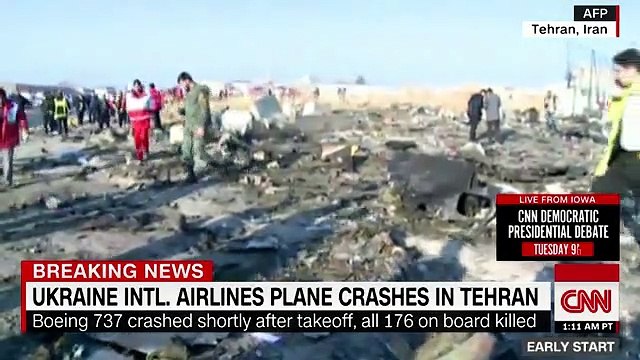 Iran plane crash- Ukrainian plane crashes in Tehran - Live updates - Updated by cnn 5:44 a.m. ET, January 8, 2020