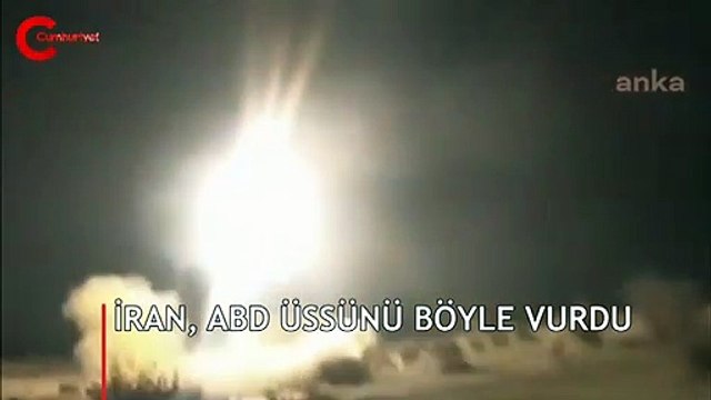 Füze saldırısına ilişkin yeni görüntüler ortaya çıktı!