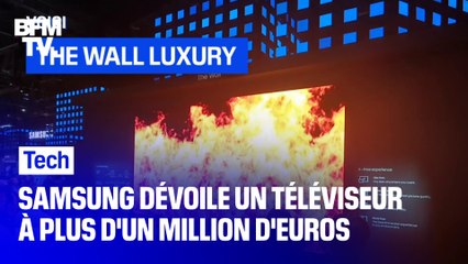 Download Video: 7 mètres de diagonale, 8K, 1,2 million d'euros : Samsung dévoile un son gigantesque téléviseur