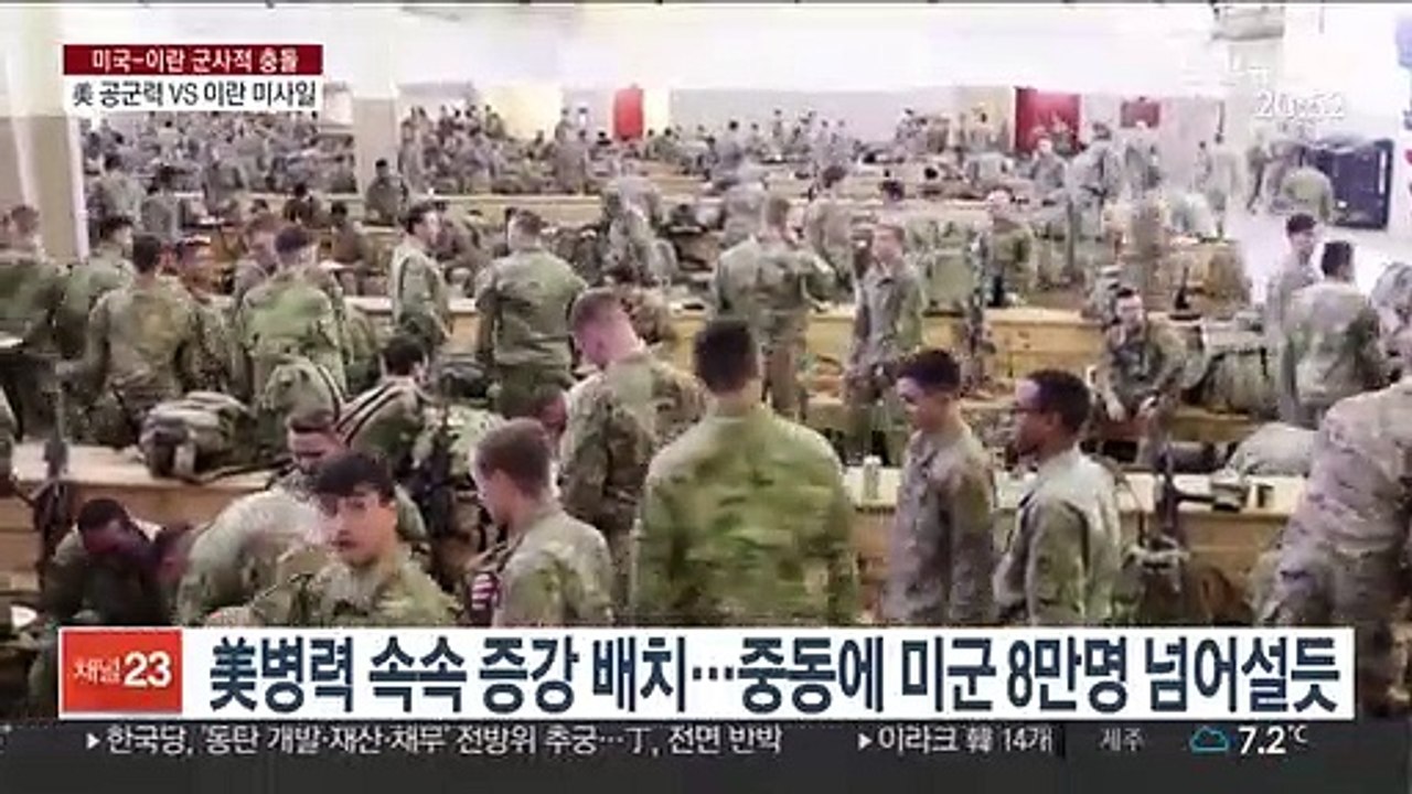 美, 중동에 전력 추가 배치…美-이란 군사력 비교
