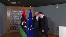 AB Konseyi Başkanı Michel, Libya UMH Başkanlık Konseyi Başkanı Serrac'la görüştü