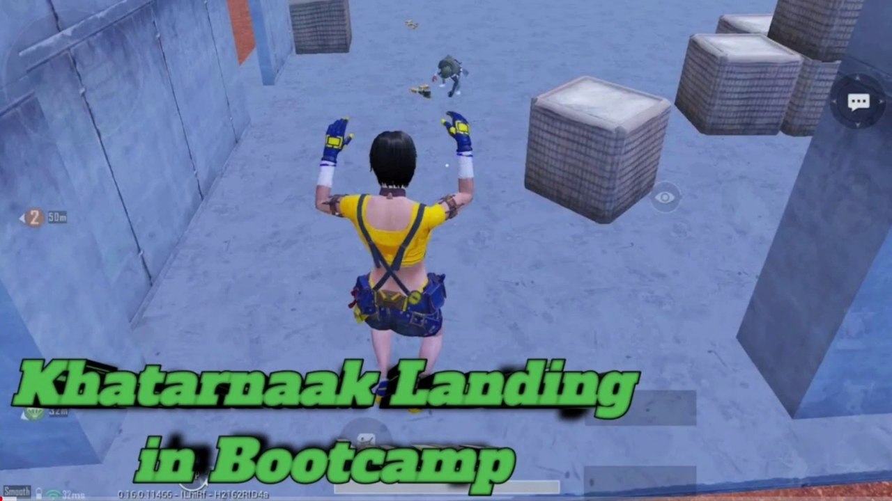 Dangerous Landing in Bootcamp | Pubg Mobile