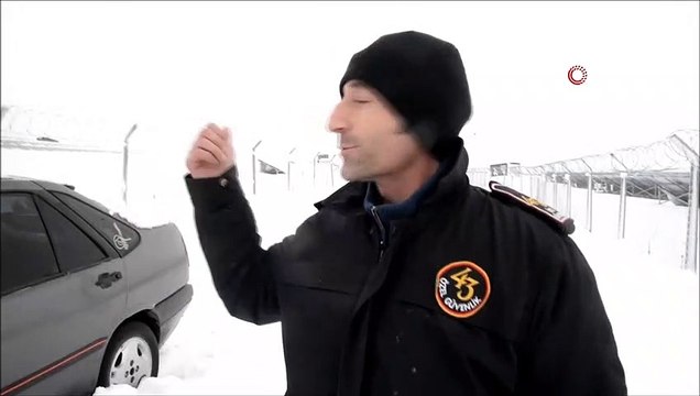 Kar yağışından dolayı 2 gün boyunca mahsur kaldılar