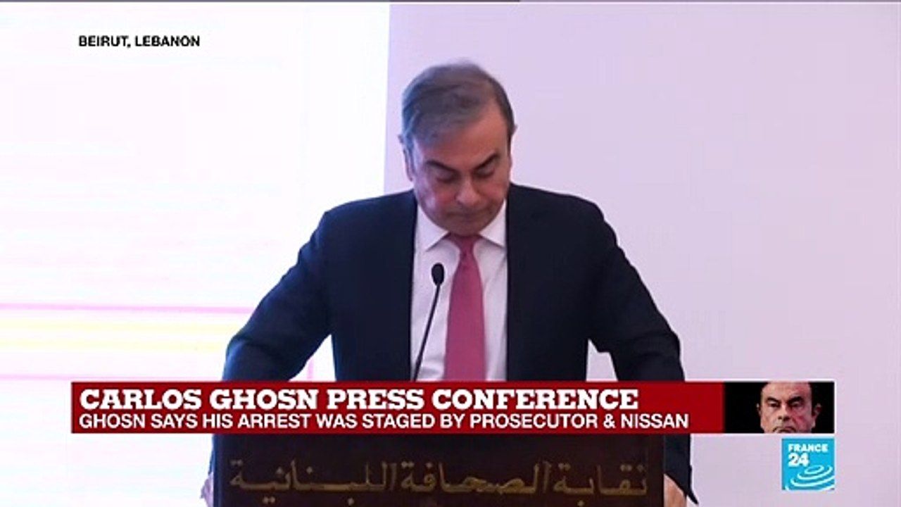 "Carole has a lot of courage": Carlos Ghosn defends wife Carole wanted in Japan