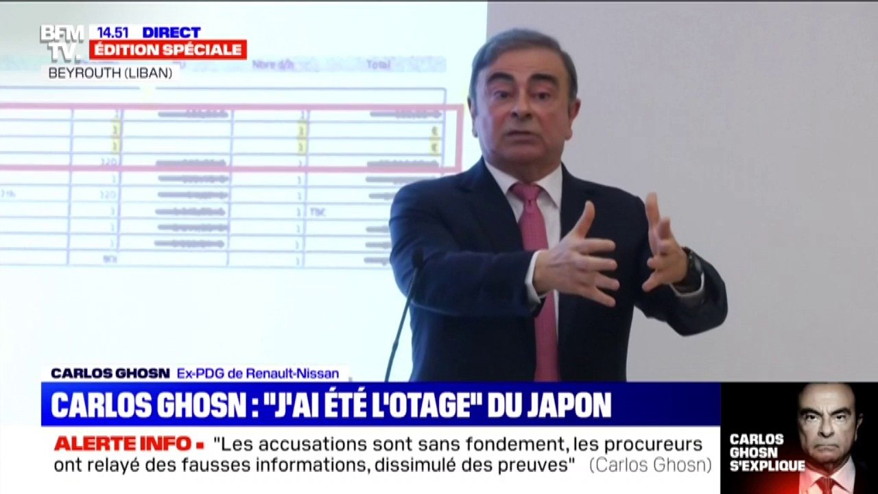 Carlos Ghosn se défend sur la polémique de la privatisation de salons à Versailles: "c'était un anniversaire, une fête"