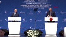 Erdoğan ve putin'in katılımıyla türkakım projesinde vanalar açıldı